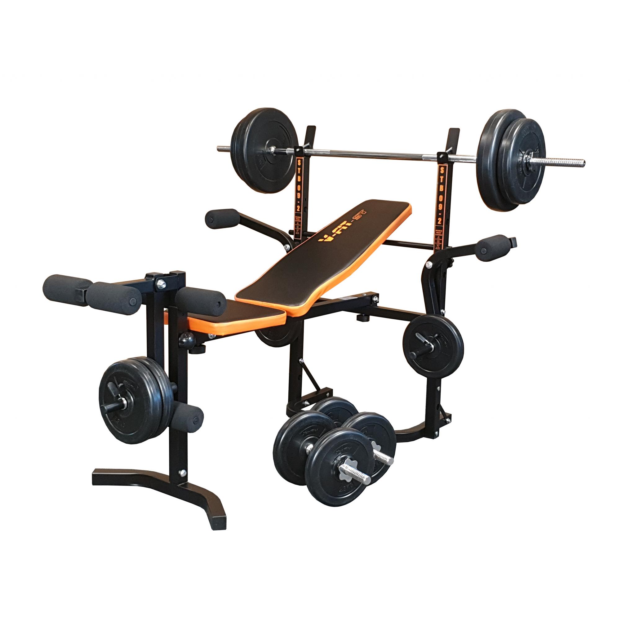 V Fit Stb09 2 Bench 50kg Weight Set