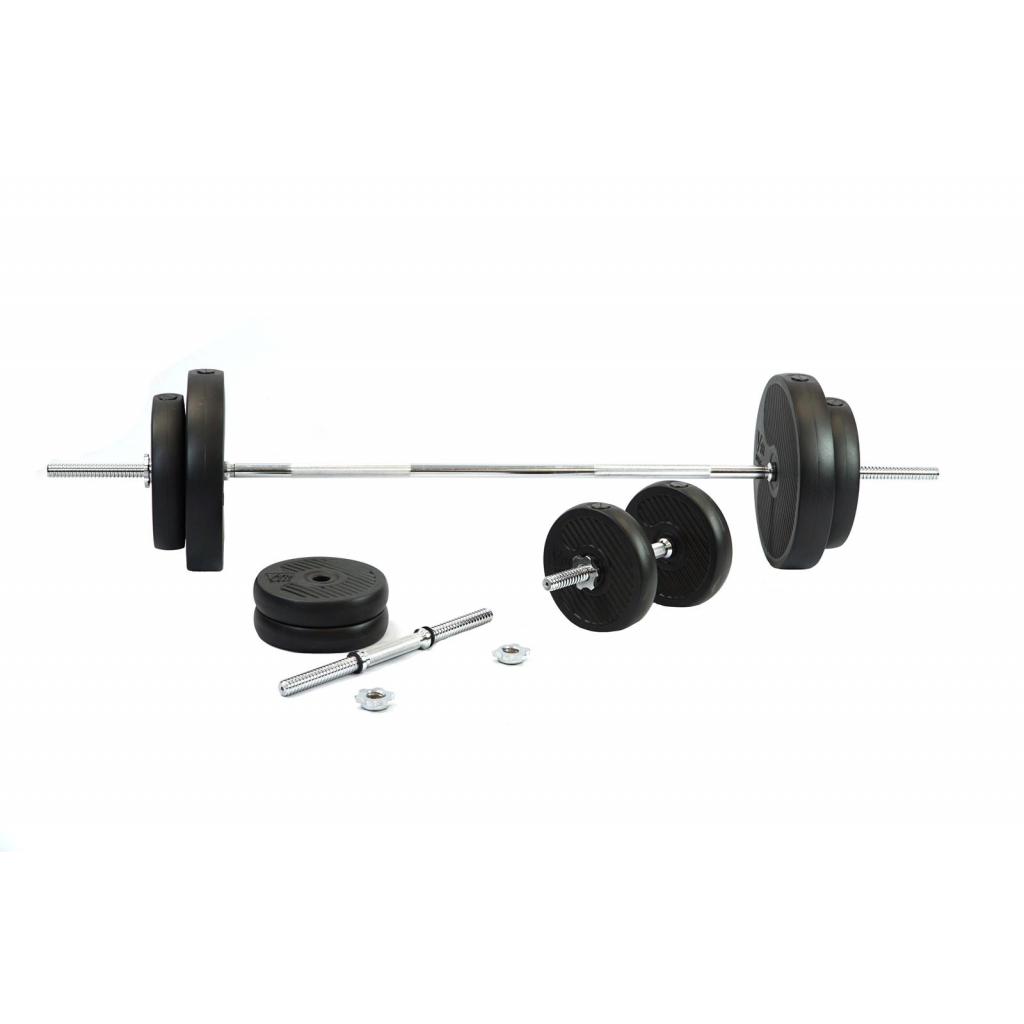 V-fit 50kg Barbell Dumbbell Weight Set with collars | Beny Sports