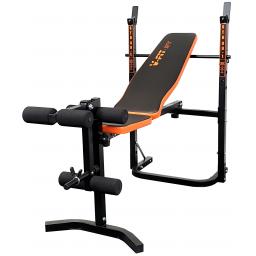 V-fit STB09-4 Folding Weight Bench with 50kg Weight Set