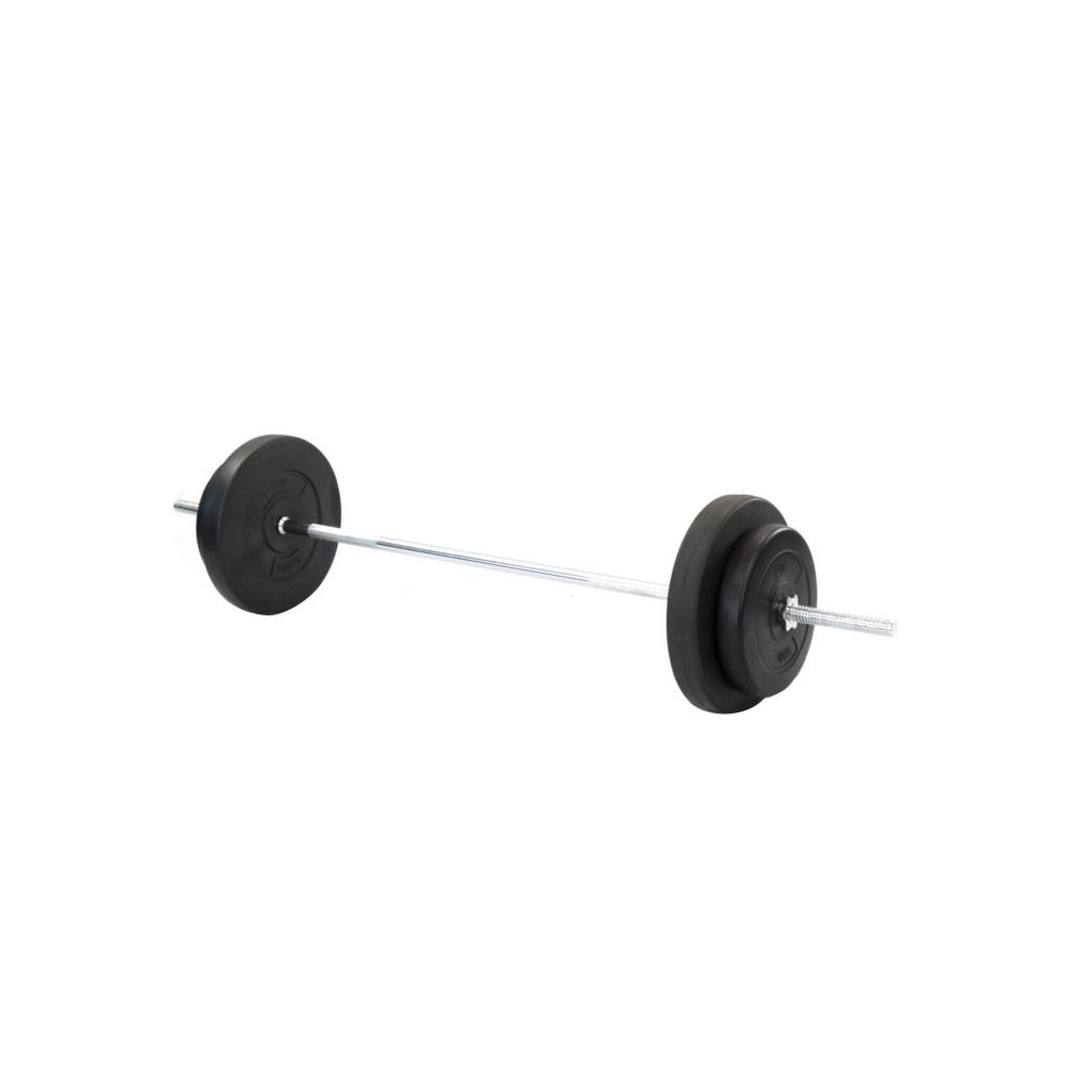 V-fit 70kg Barbell Weight Set 6ft 30mm solid steel bar | Beny Sports