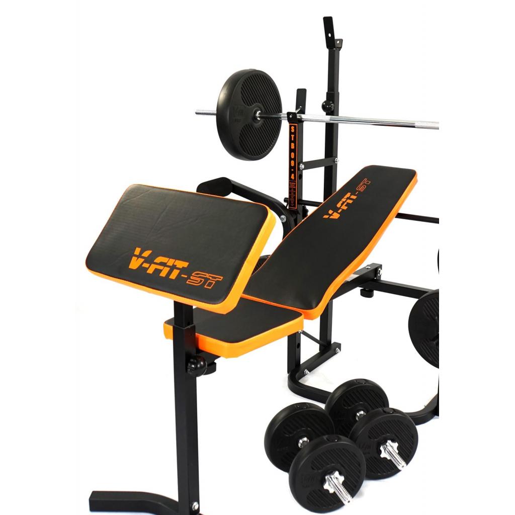 Vfit STB094 Folding Weight Bench with 50kg Weight Set