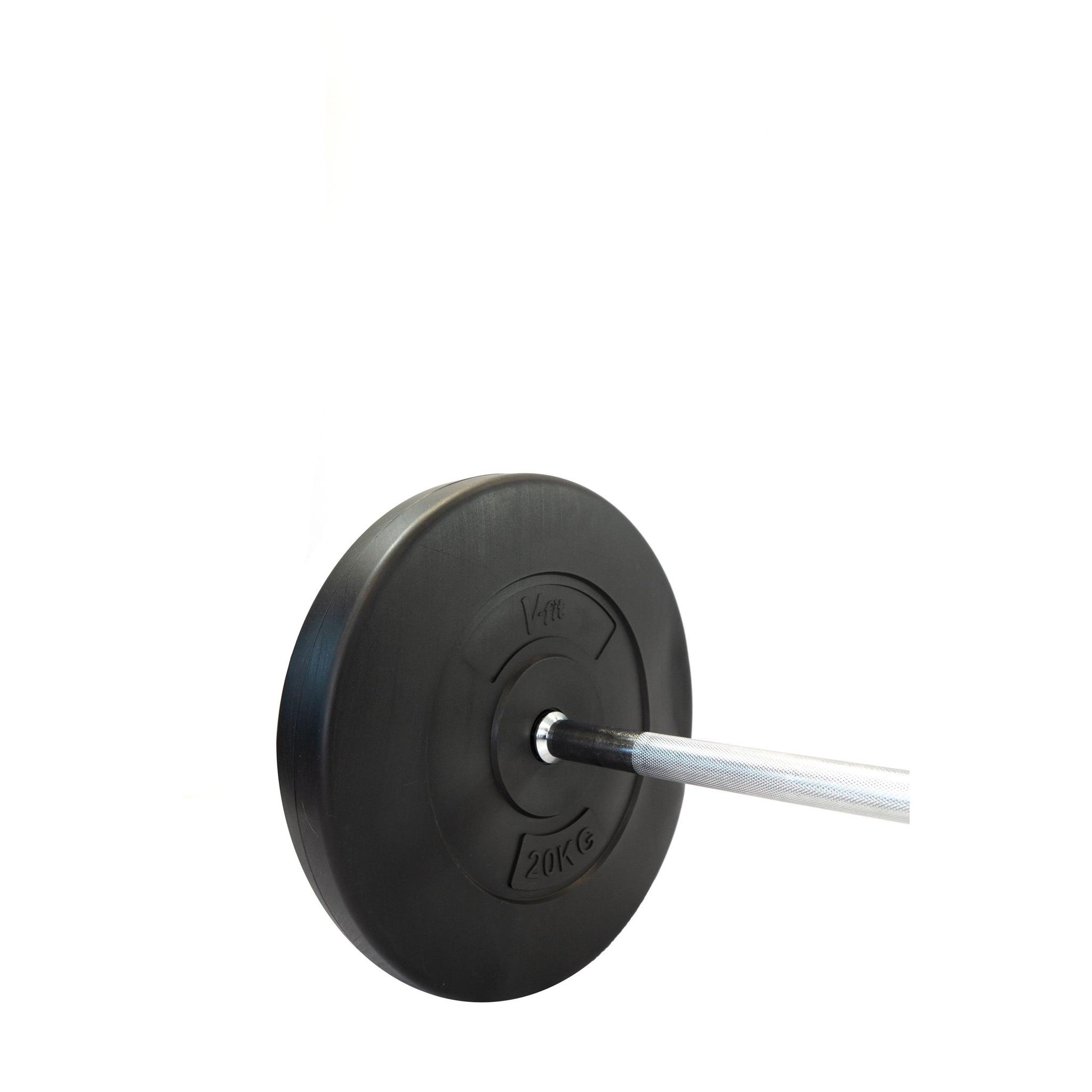 Vfit 70kg Barbell Weight Set 6ft 30mm solid steel bar Beny Sports