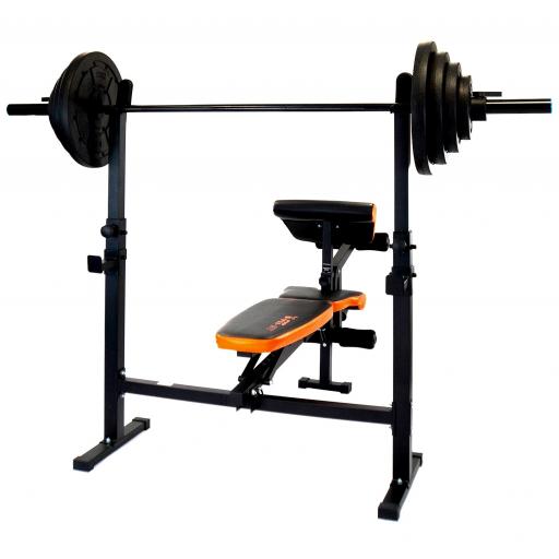 Olympic Bench & Weights Flat - Rear.jpg